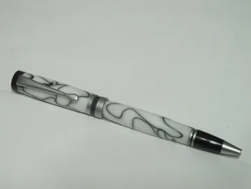 Classic Twist Pen in Satin Chrome handcrafted by Paul's Pens n Things