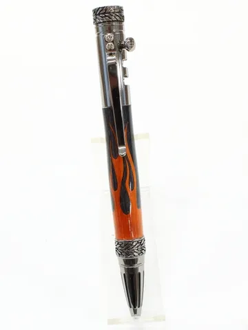Gearshift Pen in Gun Metal handcrafted by Paul's Pens n Things
